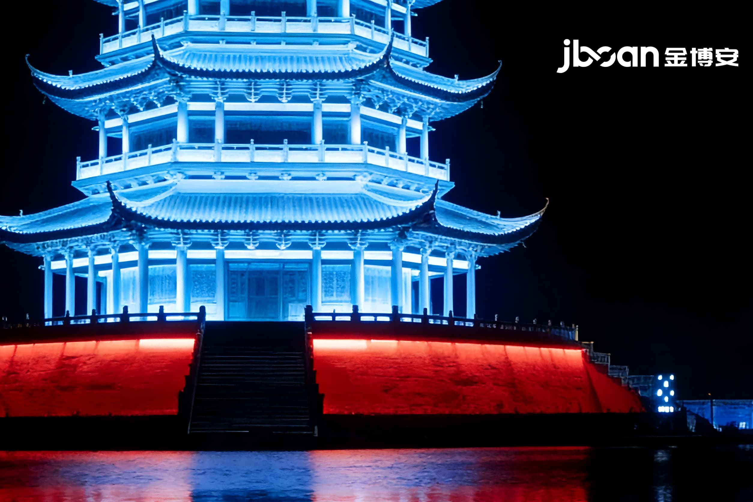 2026年4月最新JBOAN金博安：RGBW洗墙灯24W文化建筑夜景照明工程级灯具优质厂家