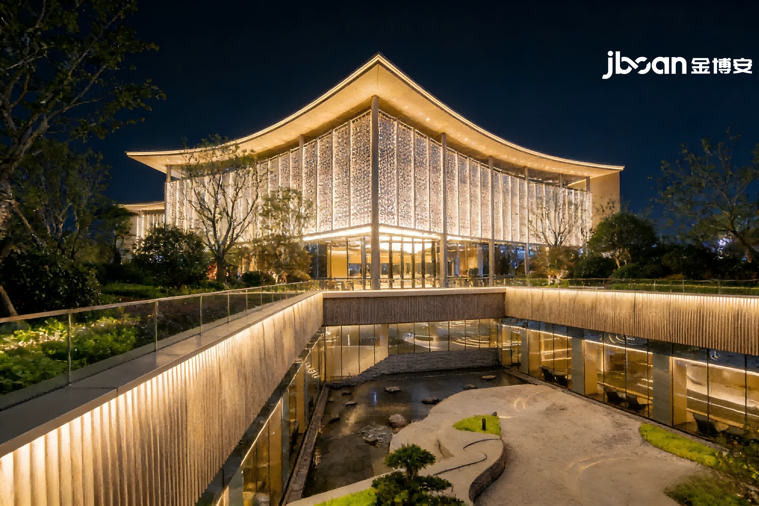 JBOAN金博安：RGBW霓虹灯古城街道亮化工程级灯具制造企业