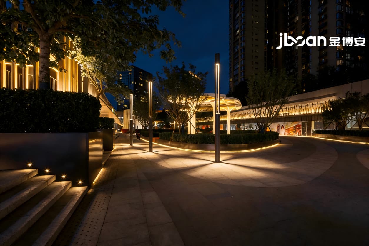 JBOAN金博安亮化工程灯带文化建筑夜景照明工程级灯具定做厂家