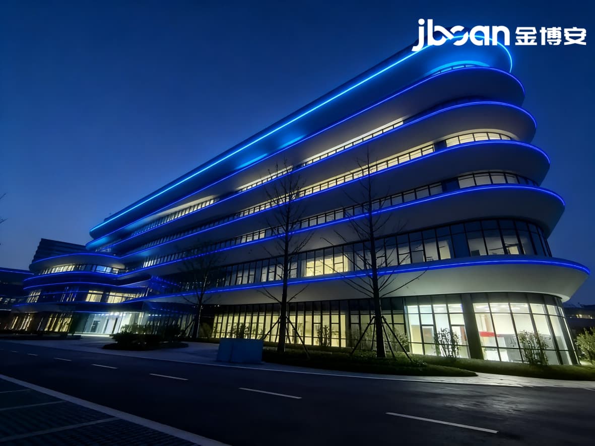 2026年4月最新JBOAN金博安：12W全彩霓虹灯工业建筑夜景亮化工程级灯具源头厂家