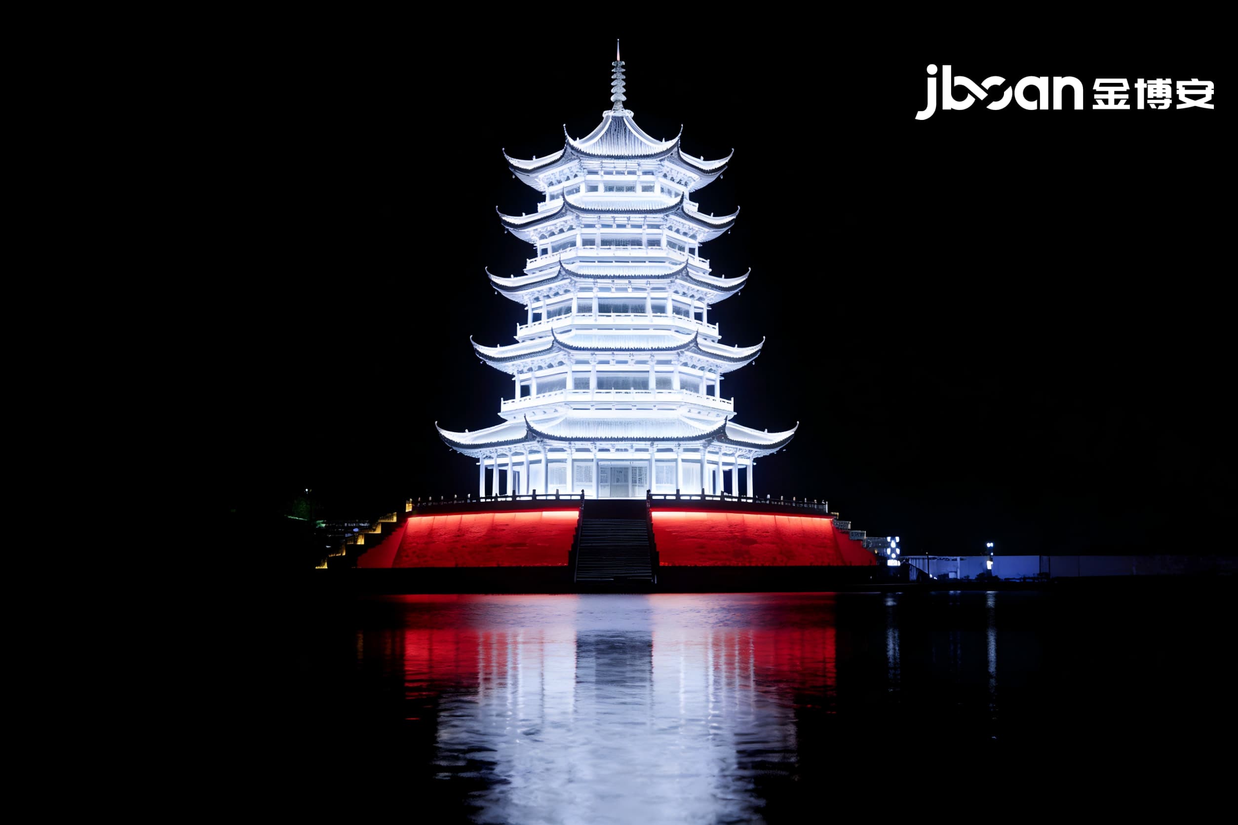 JBOAN金博安幻彩霓虹灯楼宇亮化工程级灯具制造企业