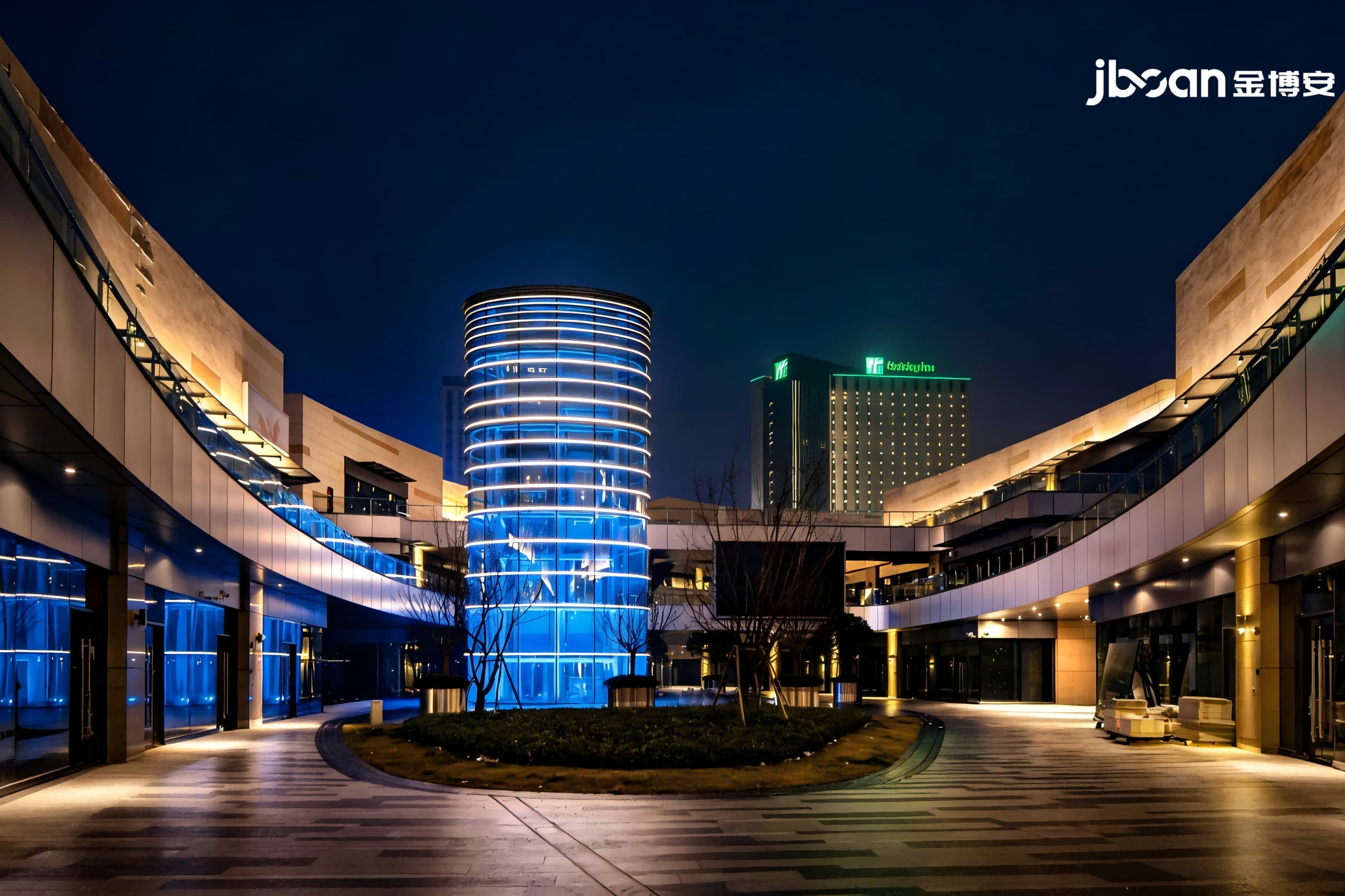 JBOAN金博安全彩霓虹灯城市公园夜景照明工程级灯具源头厂家