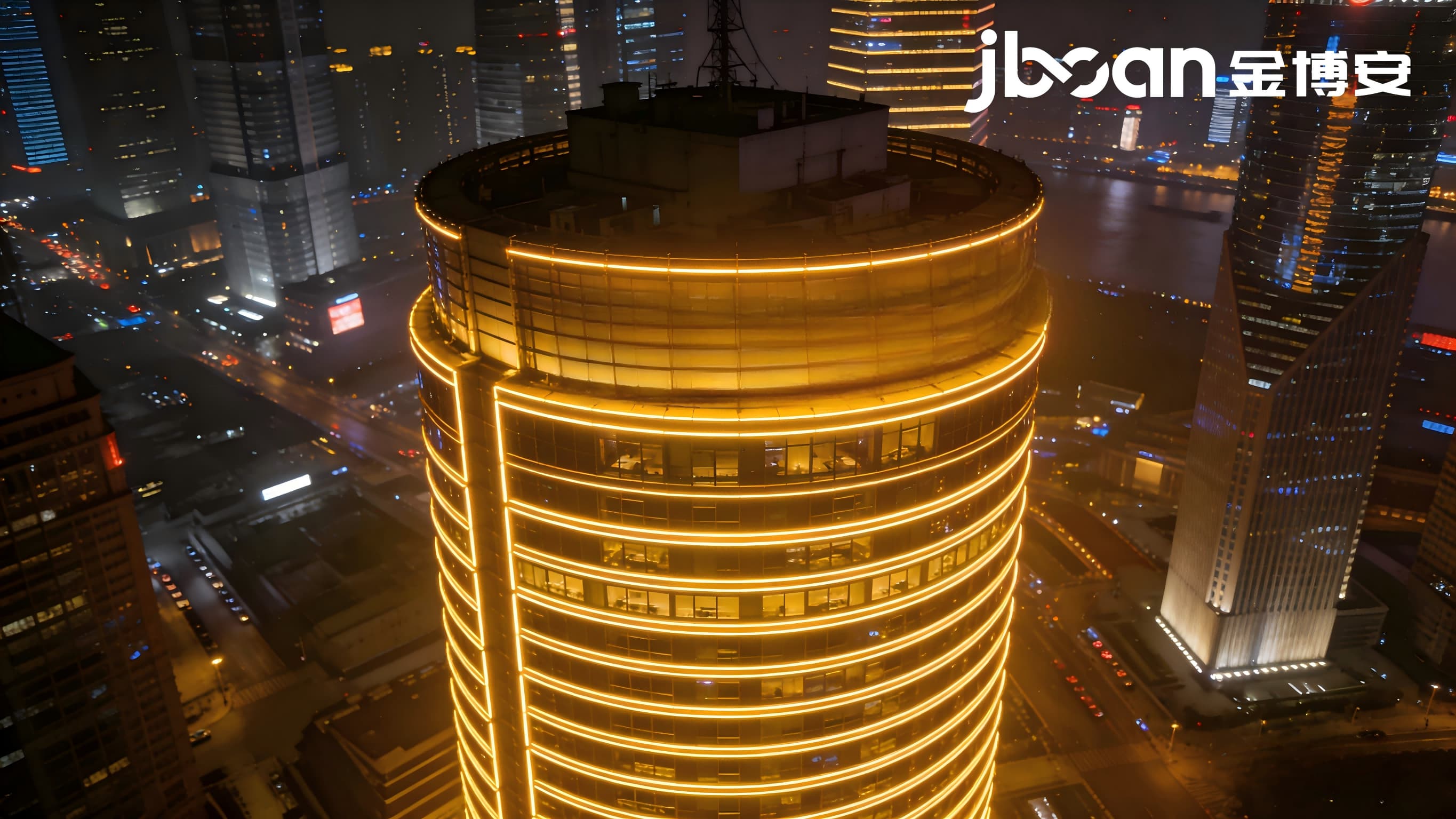 JBOAN金博安全彩灯带雕塑艺术品夜景照明工程级灯具供应商