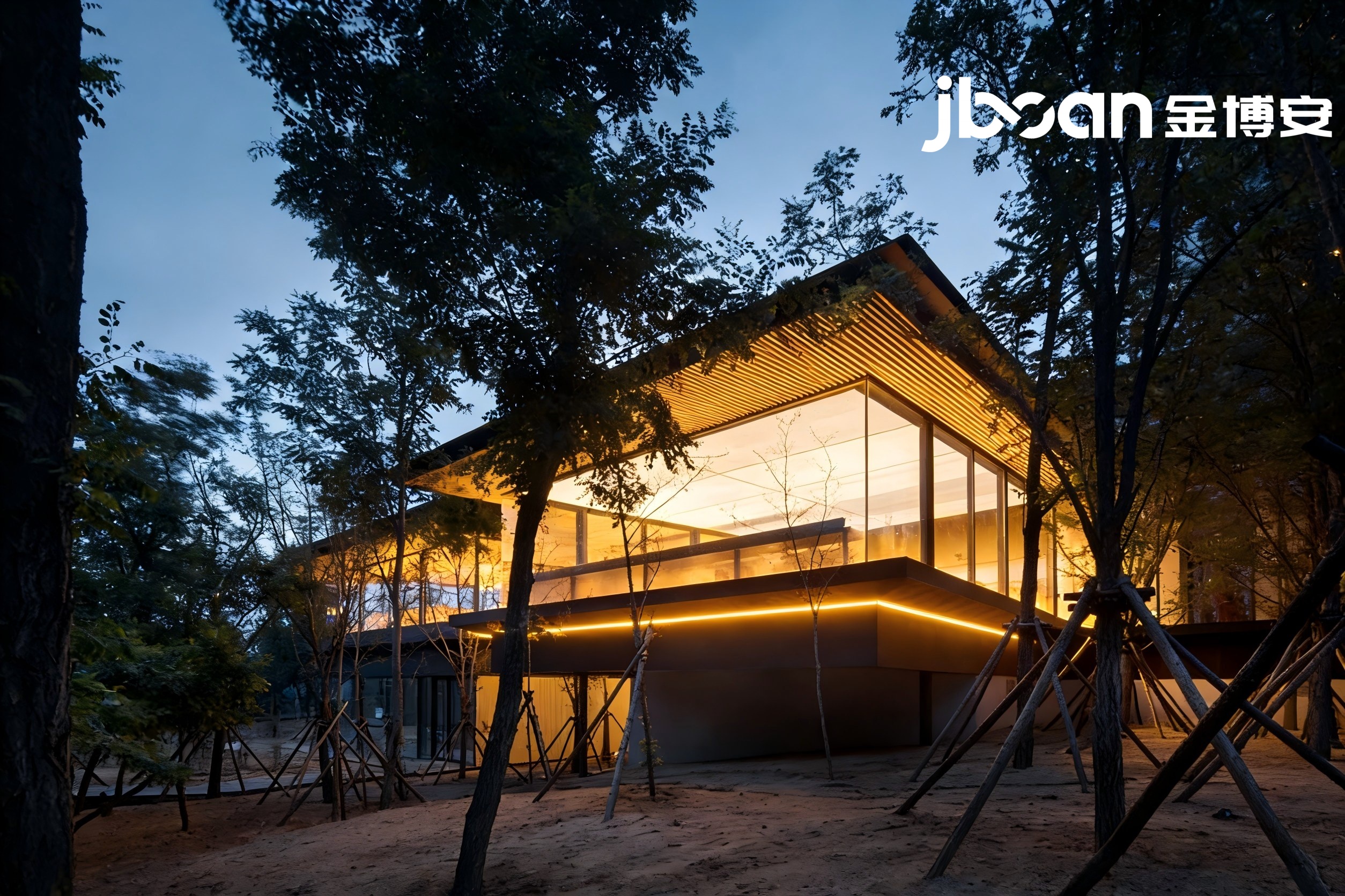 JBOAN金博安RGBW灯带老街巷道分级照明工程级灯具生产厂商