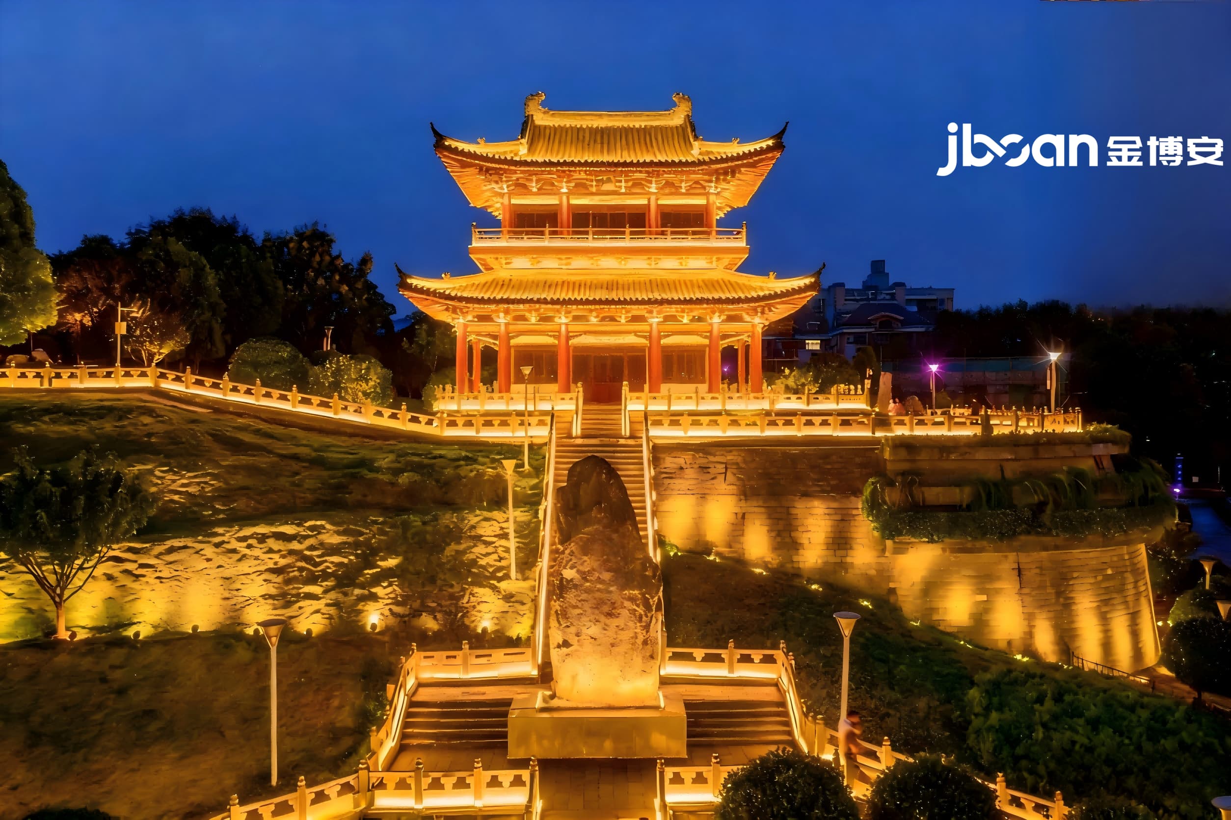 JBOAN金博安幻彩洗墙灯建筑夜景照明工程级灯具供货厂家