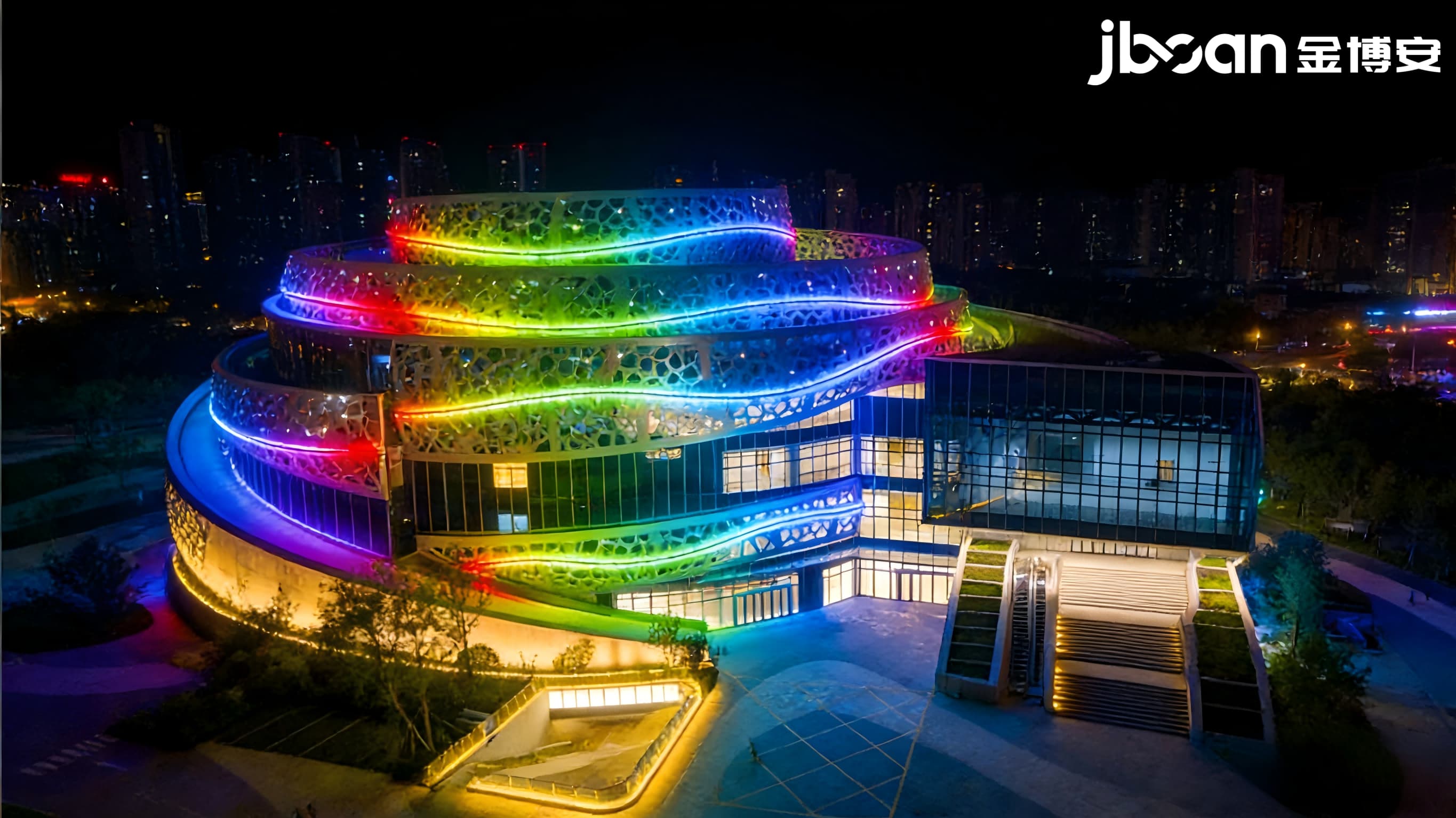 JBOAN金博安：RGB灯带雕塑艺术品夜景照明工程级灯具源头厂家