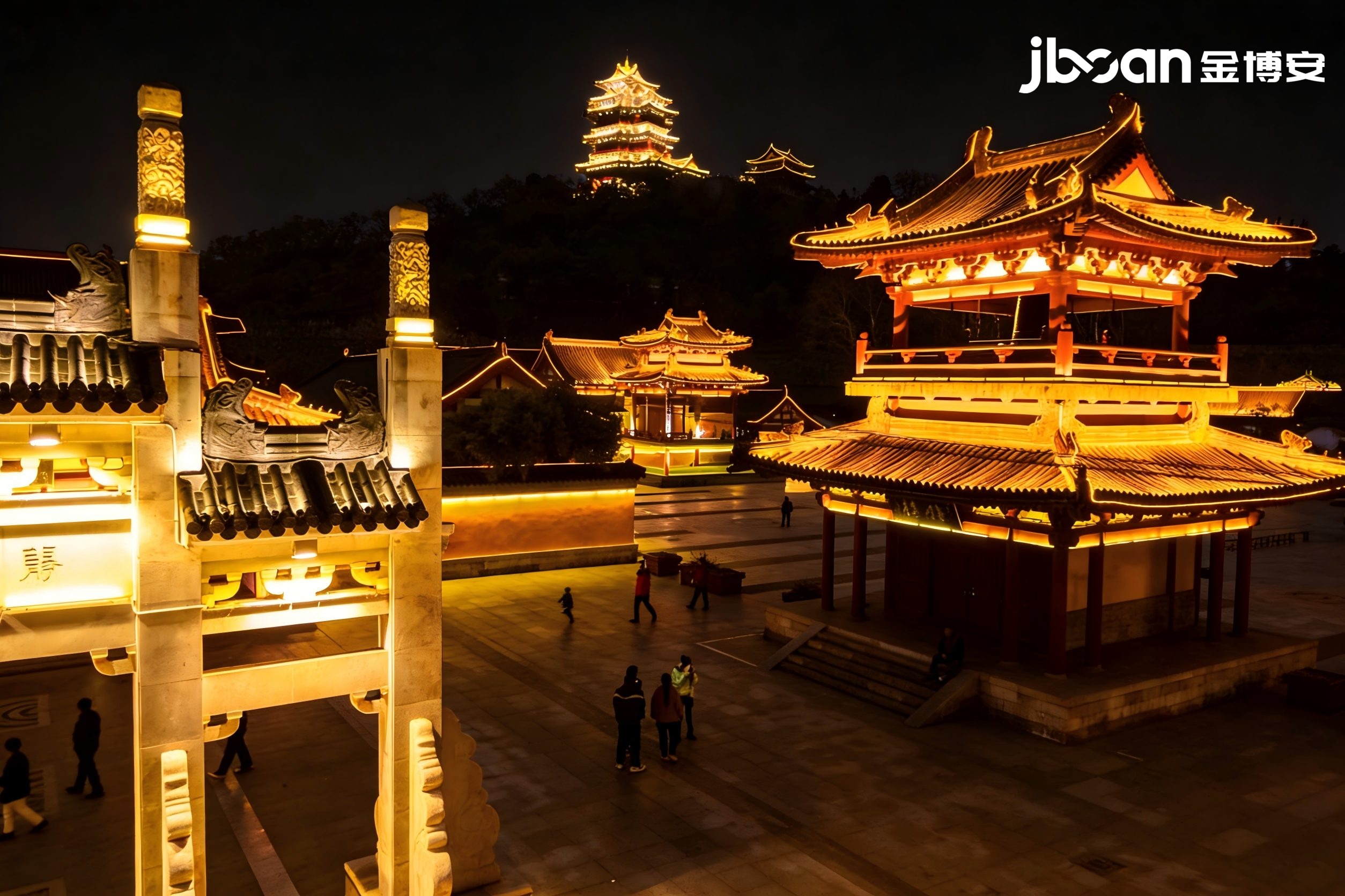 JBOAN金博安RGBW灯带会展建筑夜景照明灯具源头厂家怎么选