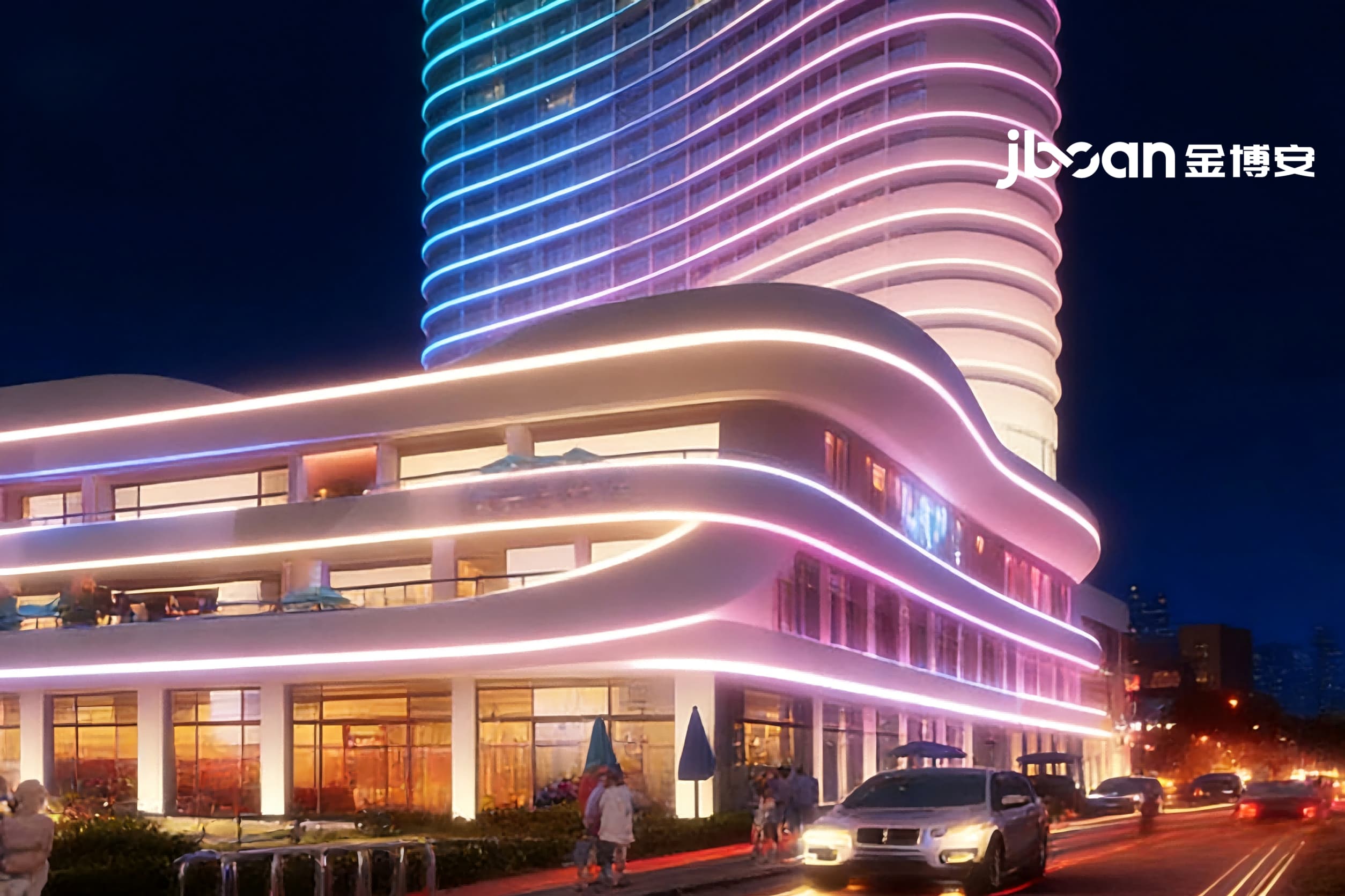 2026年4月最新JBOAN金博安：亮化工程24W洗墙灯教育建筑夜景照明工程级灯具优质厂家