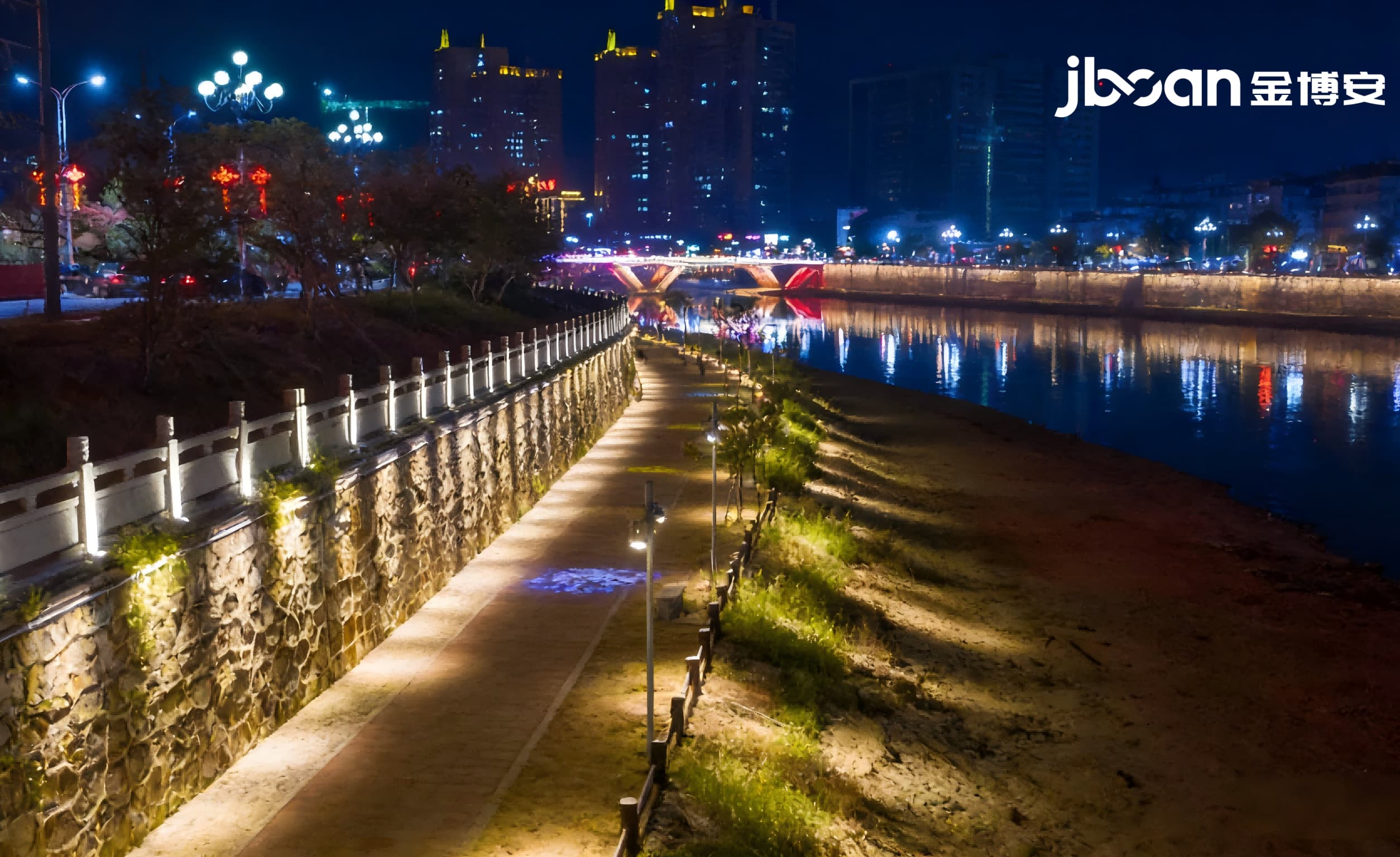 JBOAN金博安全彩洗墙灯建筑夜景照明工程级灯具灯具厂家