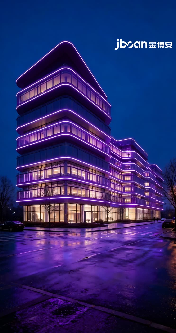 2026年4月最新JBOAN金博安：24W全彩洗墙灯超高层夜间照明工程级灯具优质厂家