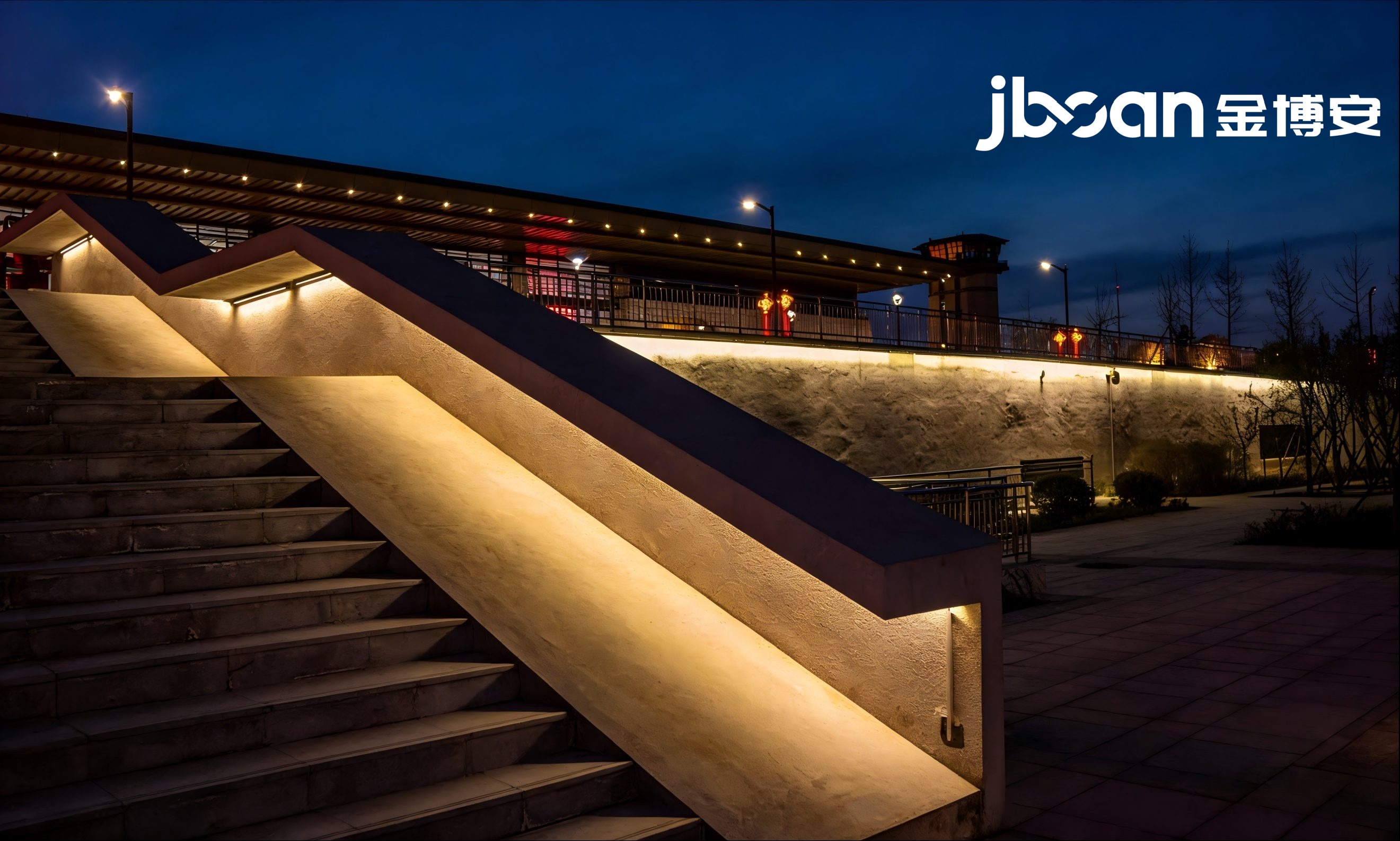JBOAN金博安洗墙灯超高层夜间照明优质灯具厂家推荐