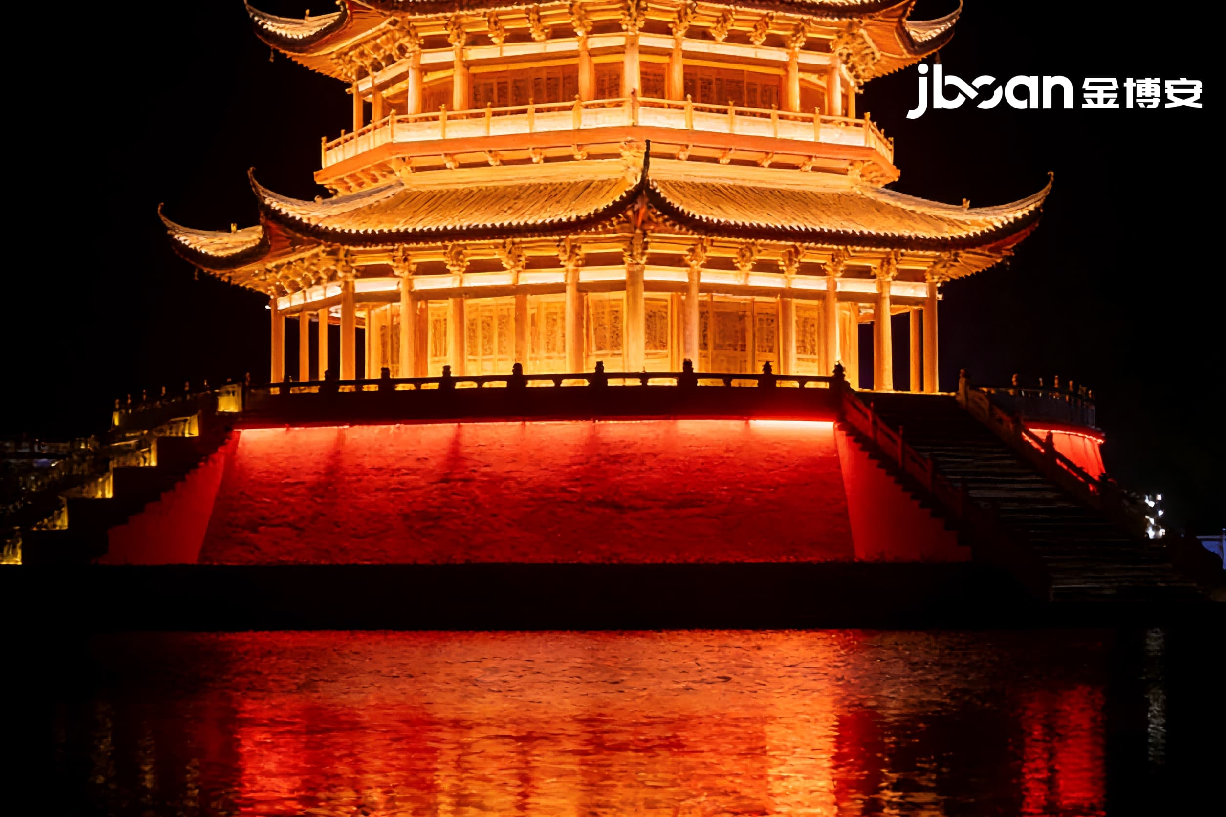 2026年4月最新JBOAN金博安：24W全彩洗墙灯文化建筑夜景照明实力品牌灯具厂家