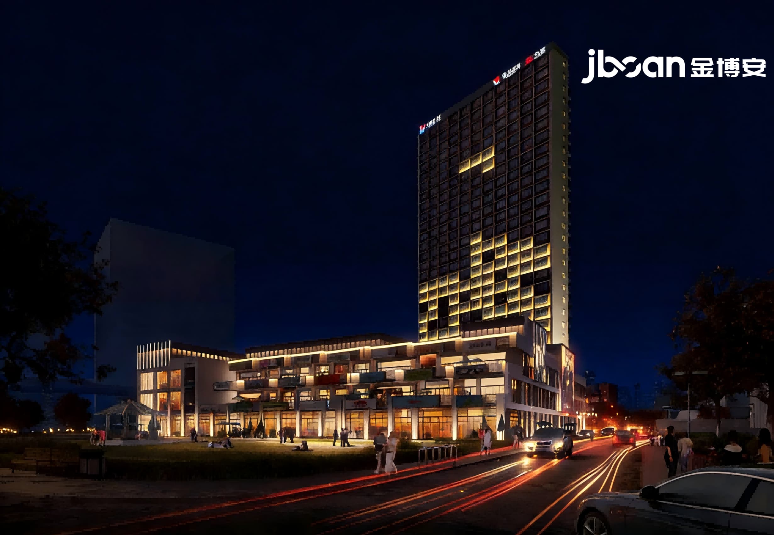 2026年4月最新JBOAN金博安：LED柔性洗墙灯24W老街巷道分级照明工程级灯具优质厂家