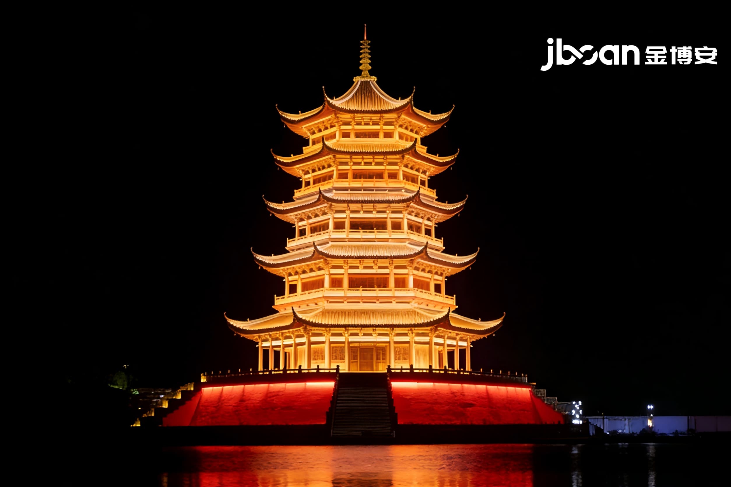 JBOAN金博安亮化工程霓虹灯道路景观照明工程级灯具供货厂家