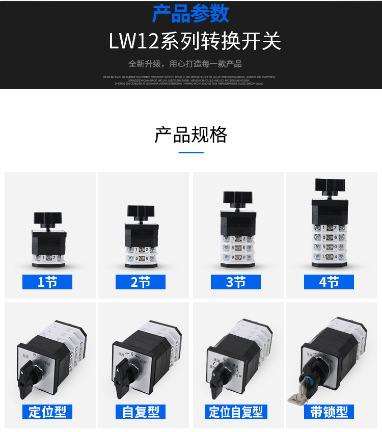 LW38D-166D0419/2万能转换开关