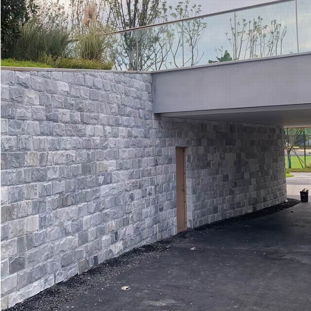 青石板汀步石板岩踏步石脚踏石黑色碎拼片石铺路石