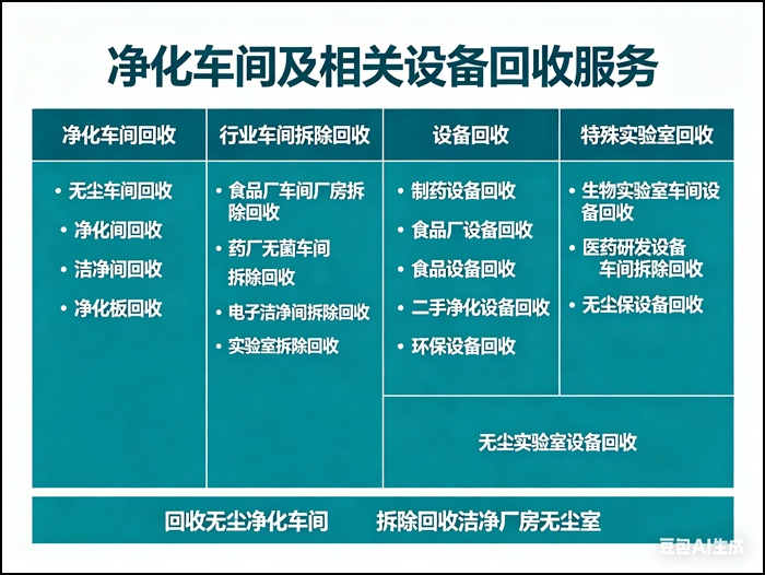 北京东城净化车间回收/全规格净化板统一回收2026公司多人种草推荐